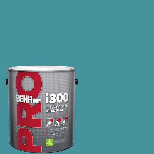 BEHR PRO 1 gal. #520D-6 Lagoon Dead Flat Interior Paint