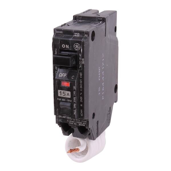 GE 15Amp Circuit Breaker Single Pole TQC1115X1 3KA 250v Power Electrical 