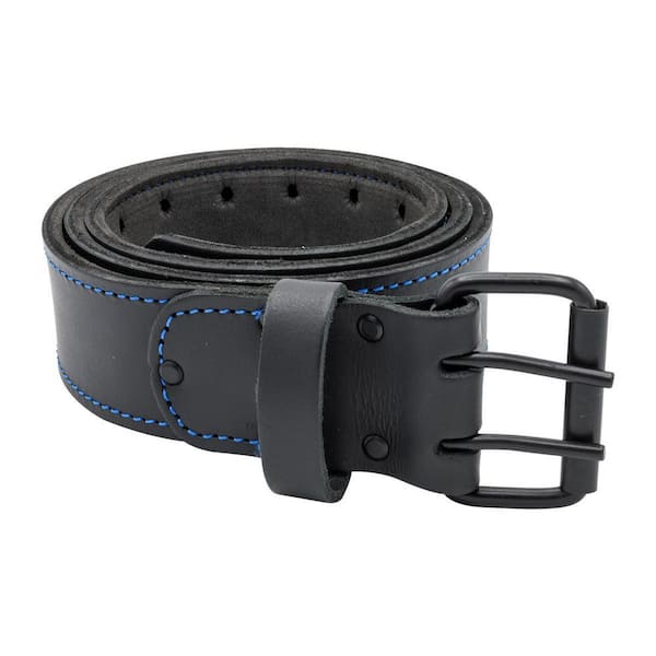 Black Acetate Elastic Belt - Belts