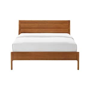 Ventura Light Brown Wood King Bed
