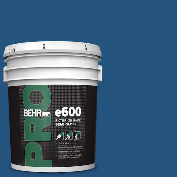 BEHR PRO 5 gal. #S-H-570 Blueberry Twist Semi-Gloss Exterior Paint
