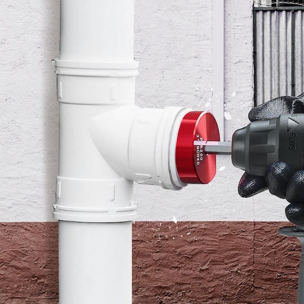 PVC Pipe Reamer Kit, Aluminum Alloy, PVC Pipe Fitting Reamer Plumbing Tools Kit, 1/2 in. to 4 in. PVC Cutter (8-Pack)