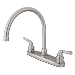 Magellan 2-Handle Standard Kitchen Faucet in Brushed Nickel