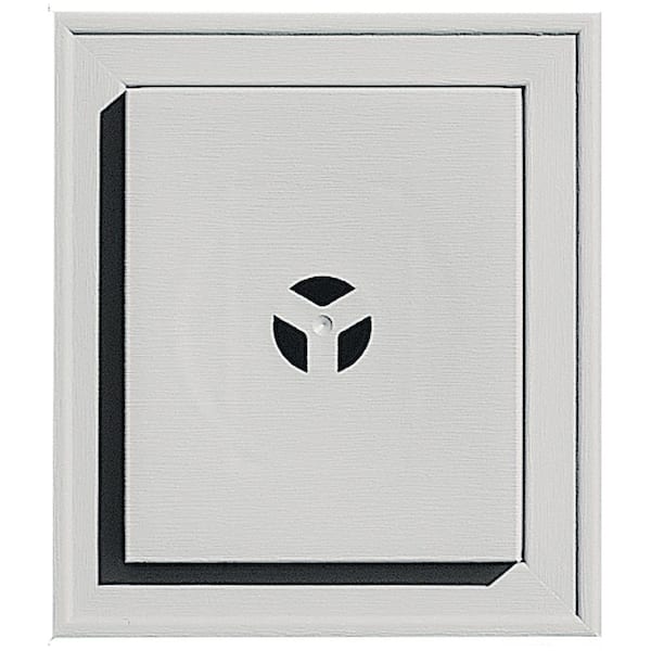 Builders Edge 7 in. x 8 in. #030 Paintable Square Universal Mounting Block