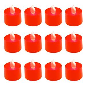 LUMABASE Color-Changing LED Tealights (Box of 12) 80412 - The Home Depot