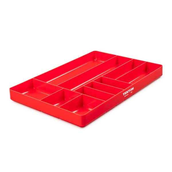 10-Compartment Organizer Tray (Red)
