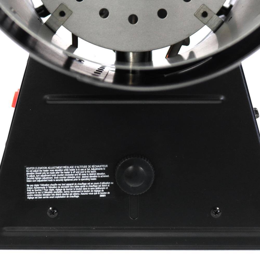 85,000 BTU Black Steel Forced Air Propane Heater