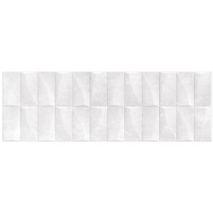 Imprint 11.81 in. x 35.46 in. Matte White Ceramic Large Format Wall and Floor Tile (11.63 sq. ft./case) (4-pack)