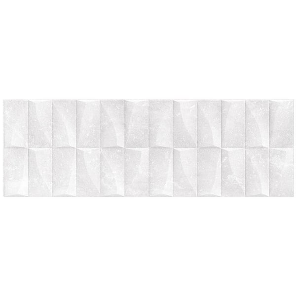 Apollo Tile Imprint 11.81 in. x 35.46 in. Matte White Ceramic Large Format Wall and Floor Tile (11.63 sq. ft./case) (4-pack)