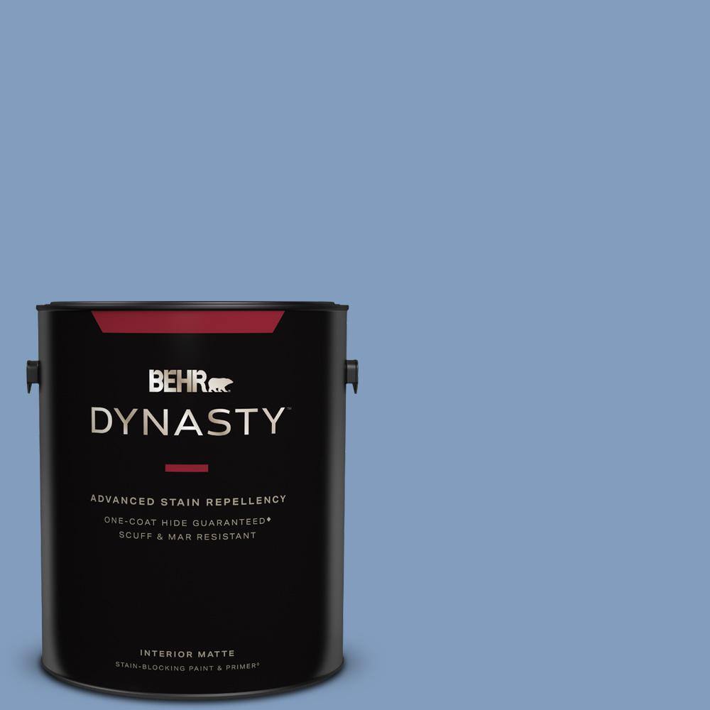 BEHR DYNASTY 1 gal. M5304 Washed Denim OneCoat Hide Matte Interior