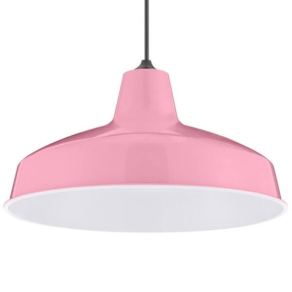 pink pendant light shade