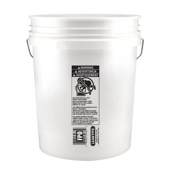 PG Baseball Bucket - 5 Gallon White