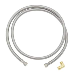 3/8 in. Comp. x 3/8 in. Comp. with 3/4 in. Garden Hose Elbow x 60 in. Braided Stainless Steel Dishwasher Connector