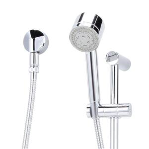 Serin Complete 3-Function Wall Bar Shower Kit in Polished Chrome
