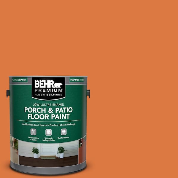 BEHR PREMIUM 1 gal. #P210-7 Japanese Koi Low-Lustre Enamel Interior/Exterior Porch and Patio Floor Paint