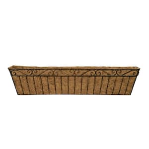 43 in. L x 8 in. D x 9 in. H Large Imperial Window Box with Coco Liner