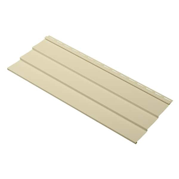 Take Home Sample Progressions Double 5 in. x 24 in. Vinyl Siding in Sunrise Yellow