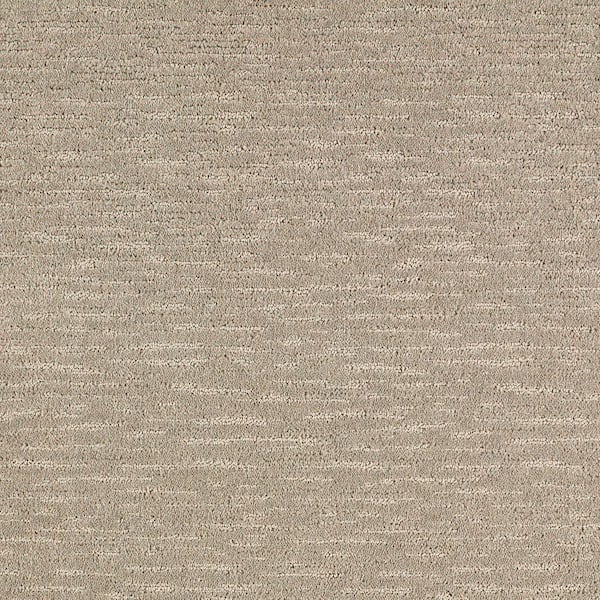 Allison Cove Twine Beige 39 oz. Triexta Pattern Installed Carpet