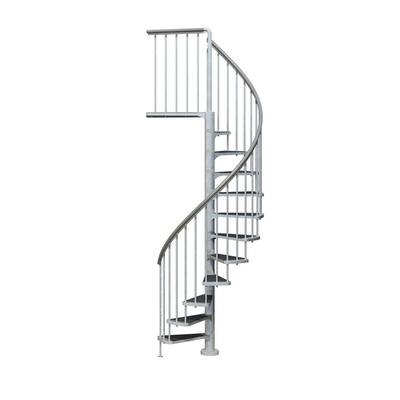 Dolle Toronto V3 PE 10 ft. 0 in. Galvanized Stair Kit 68256-1