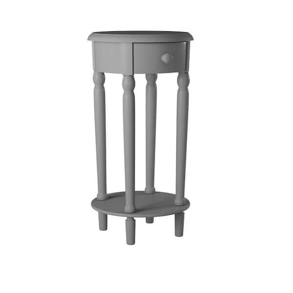 Picket House Furnishings Neo 28 in. H x 14 in. W x 14 in. D Side Table in Grey