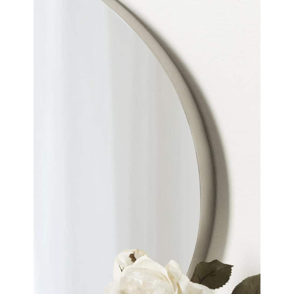 Rollo 30" Oval Silver and Gold Vanity Mirror