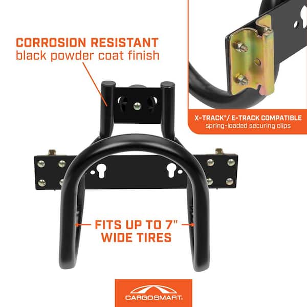 CargoSmart Motorcycle Wheel Chock for E-Track and X-Track 1731