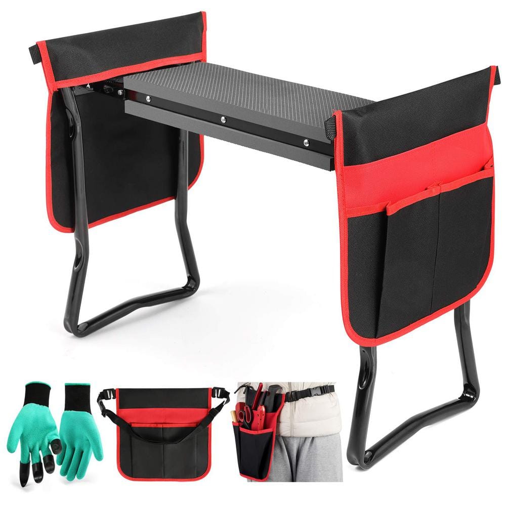 Garden Kneeler and Seat, Folding Garden Stool, Gardening Bench Supplies, He