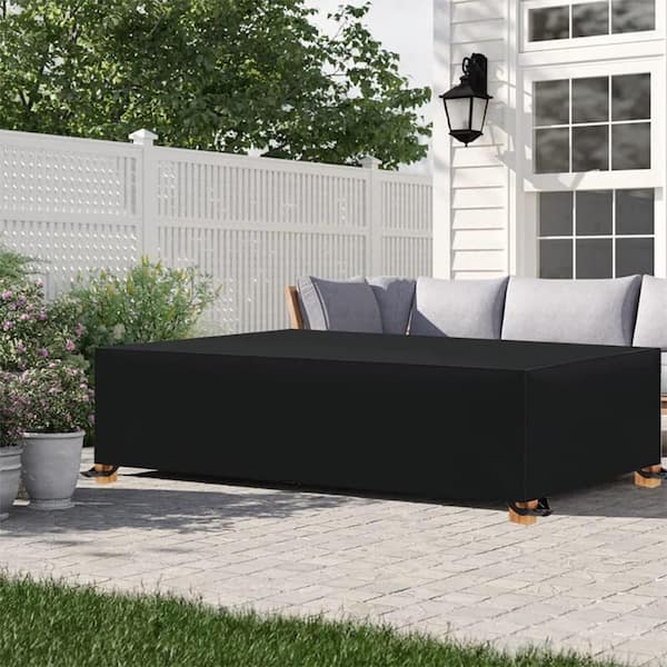 126 in. L x 62 in. W x 28 in. H Black Heavy-Duty Waterproof 126 in. L x 62 in. W x 28 in. H Black Heavy-Duty Waterproof