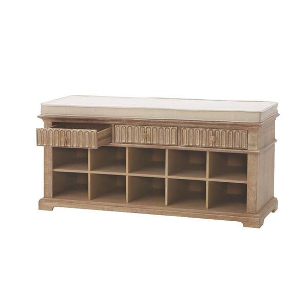 Home Decorators Collection Washed Oak Bench