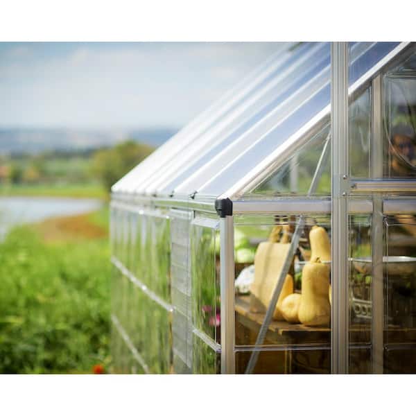Balance 10 ft. x 16 ft. Hybrid Silver/Clear Polycarbonate DIY Greenhouse Kit