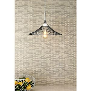 Industrial Brushed Silver Iron Light Pendant