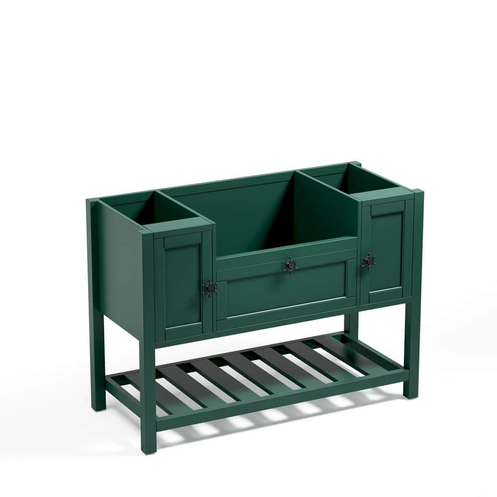 JASIWAY 48 in. W x 20 in. D x 33.60 in. H Freestanding Bath Vanity ...