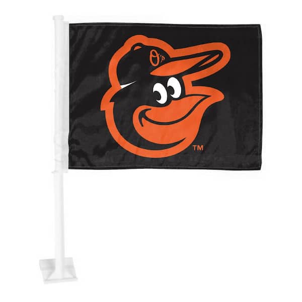 FANMATS MLB - Baltimore Orioles Car Flag Large 1-Piece 11 in. x 14 in.