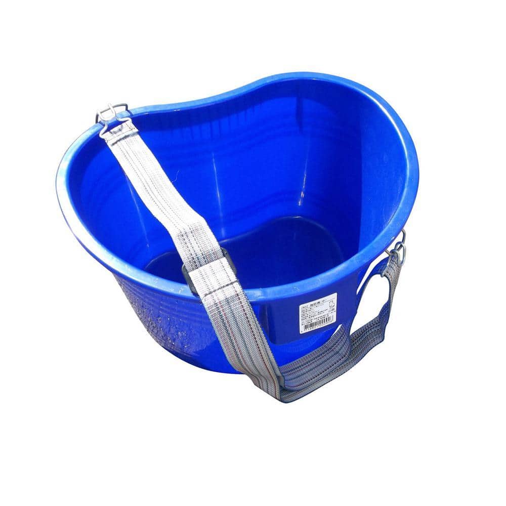 Zenport AgriKon 22 Qt. Kidney Shaped Plastic Picking Pail Bucket