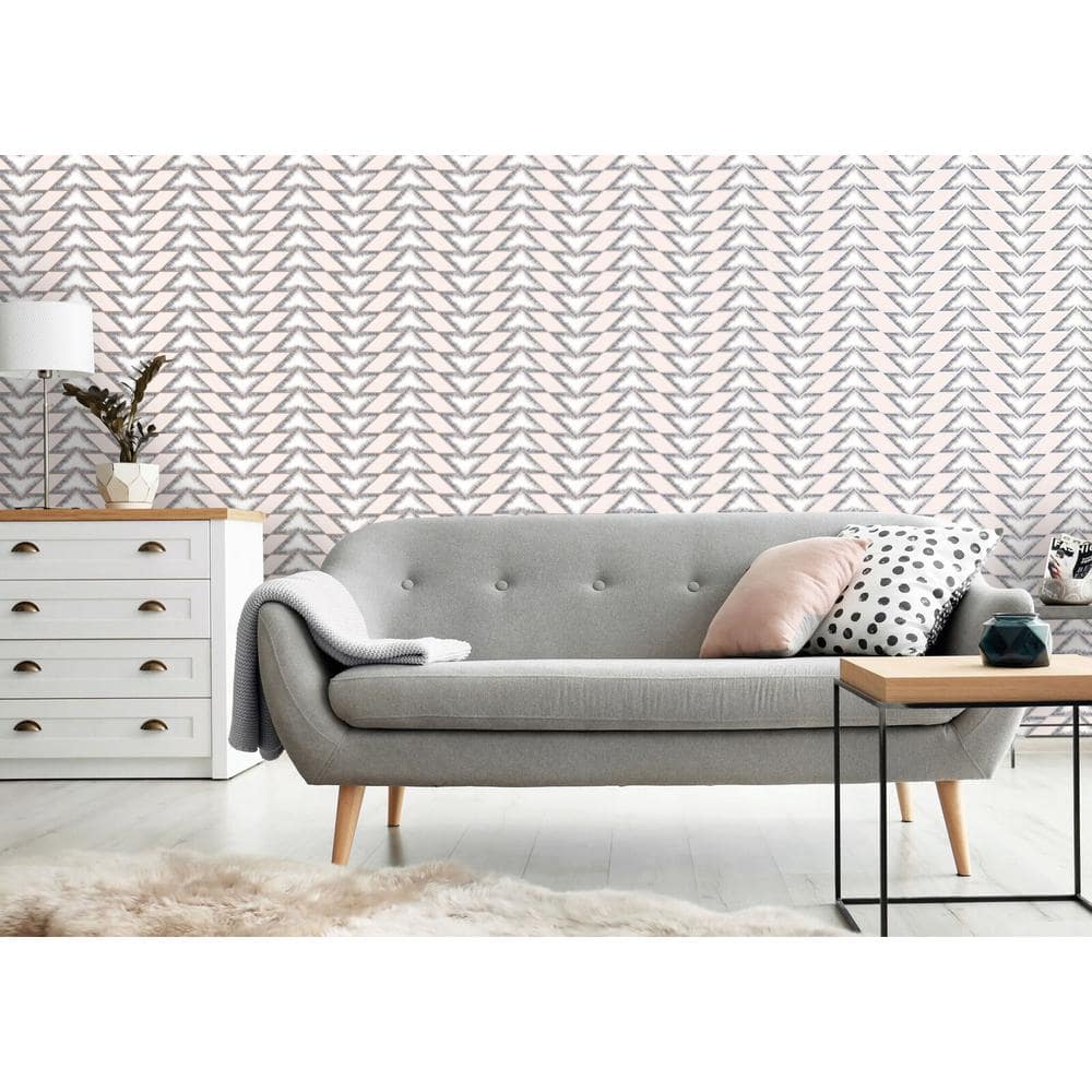Rose Gold Arrow Illusion Non-Pasted Wallpaper