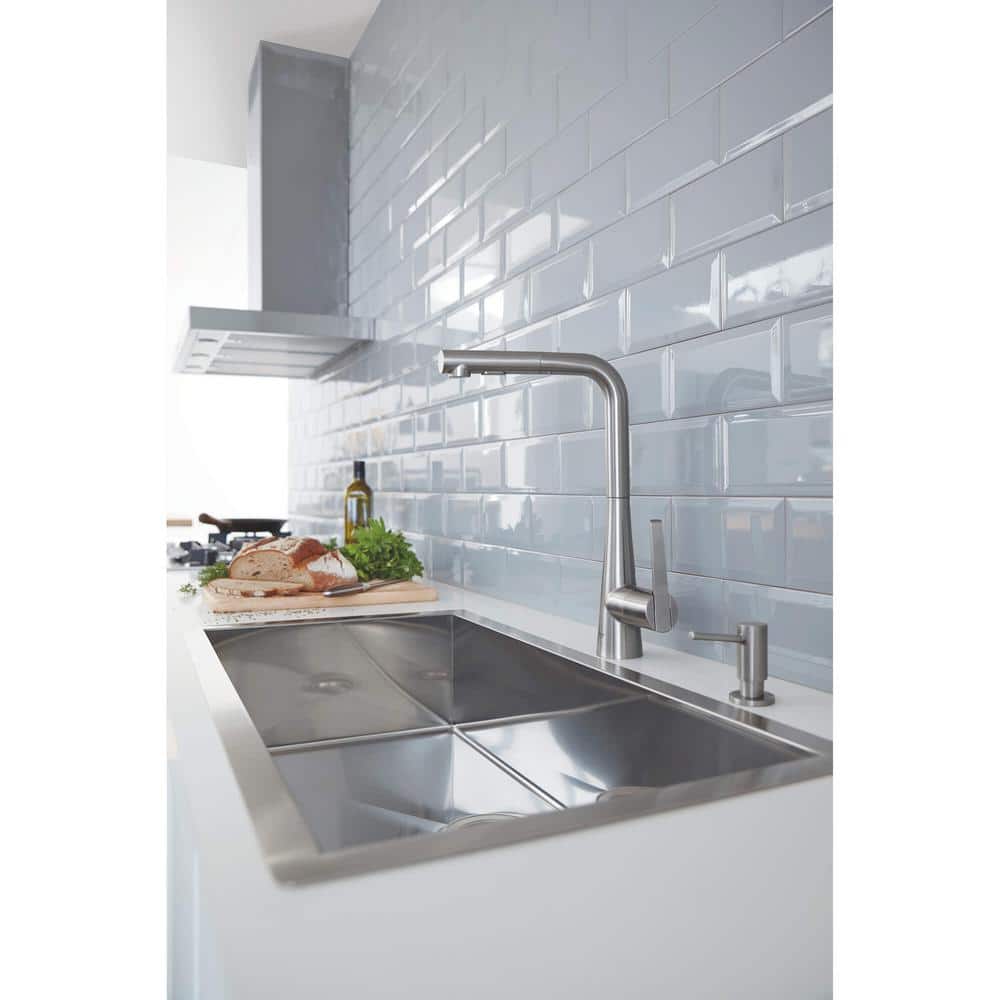 Graphite Modern Stainless Steel Soap Dispenser