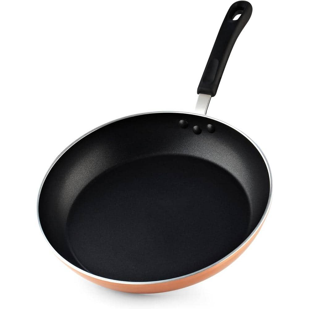 Copper Nonstick Aluminum 3-Piece Fry Pan Set