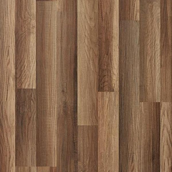 Home Decorators Collection Take Home Sample - Tanned Ranch Oak Laminate Flooring - 5 in. x 7 in.