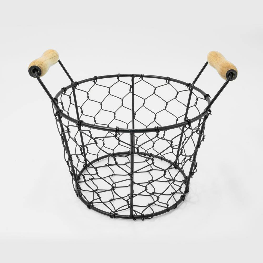 Brand New Wire Basket With Handles Rectangular Copper Color 5x10 