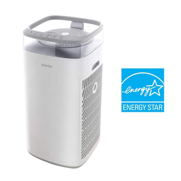 Danby 450 sq. ft. Portable Air Purifier with Filter in White