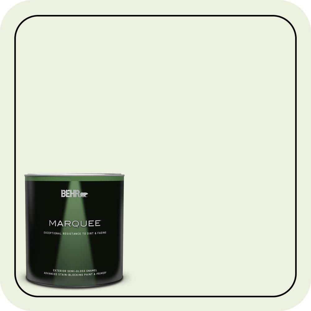 1 qt. #M360-1 Glisten Green Semi-Gloss Enamel Exterior Paint & Primer product image for price tracking
