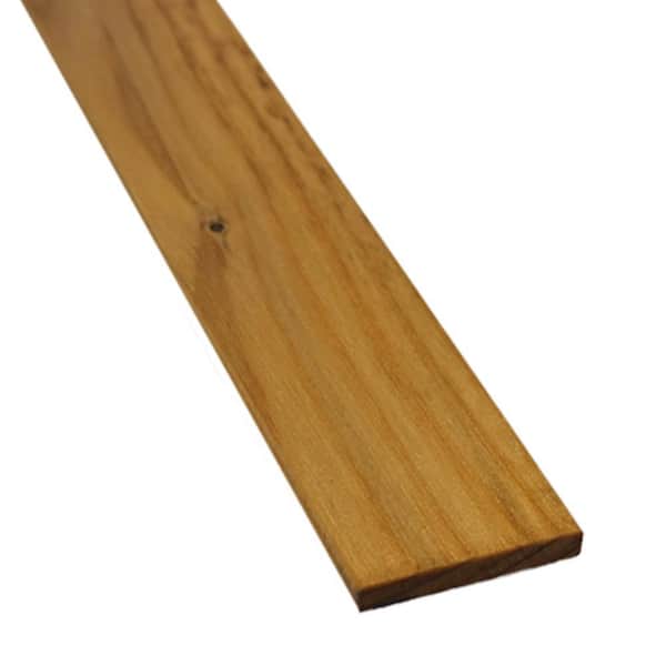 River Plank 48 in. End Cap Peel and Stick Wall Applique Panel