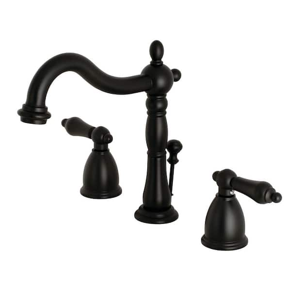 Kingston Brass Victorian 8 in. Widespread 2-Handle Bathroom Faucet in ...