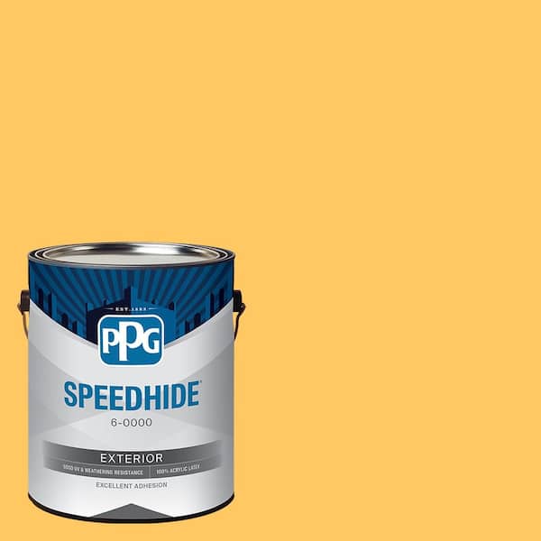 SPEEDHIDE 1 gal. PPG1205-6 Honey Pot Flat Exterior Paint