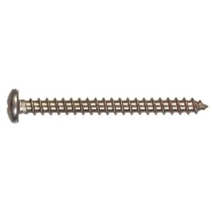 The Hillman Group 2943 10 x 1-Inch Stainless Steel Oval Head Phillips Sheet Metal Screw 15-Pack 