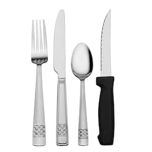Carlisle 16-Piece 18/0-Stainless Steel Flatware Set (Service for 4)