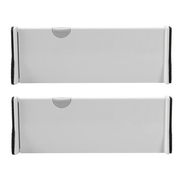 OXO Good Grips 4 in. W x 1.7 in. H Expandable Drawer Dividers (2-Pack)