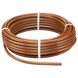 DIG 1/4 in. x 100 ft. Poly Flex Micro Tubing Roll, Brown B38100PBF