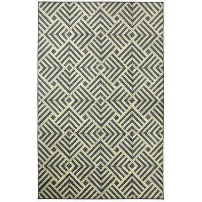 Monte Carlo Grey 8 ft. x 10 ft. Geometric Area Rug