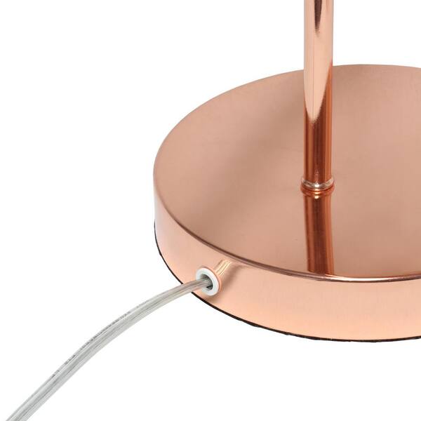 rose gold cage lamp